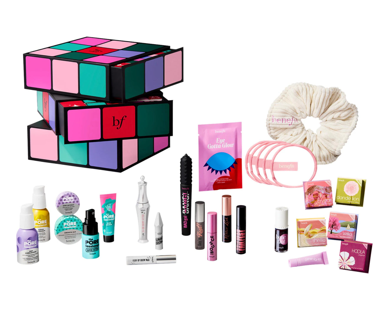 Benefit Cosmetics 
Glam Cube 24-Day Makeup Advent Calendar Gift Set