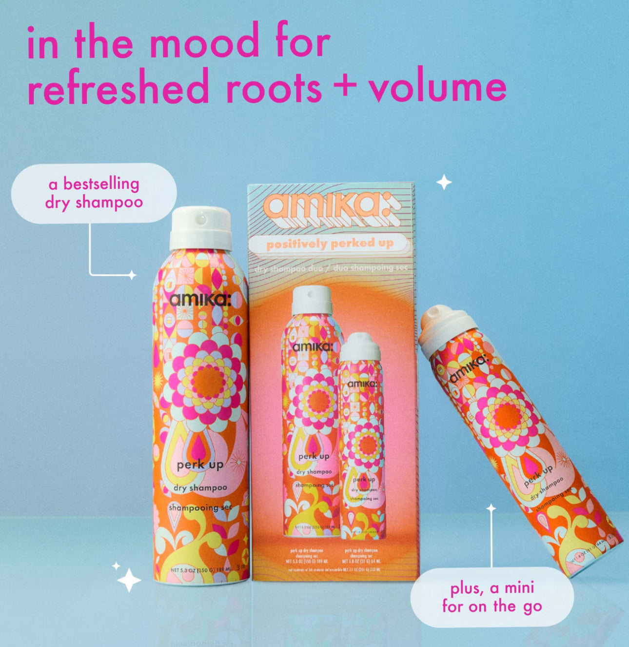 Amika Dry shampoo Collection