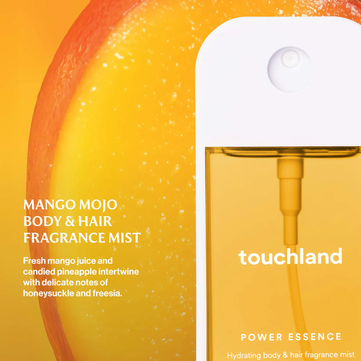Touchland Mango Mojo Power Essence Body & Hair Fragrance Mist