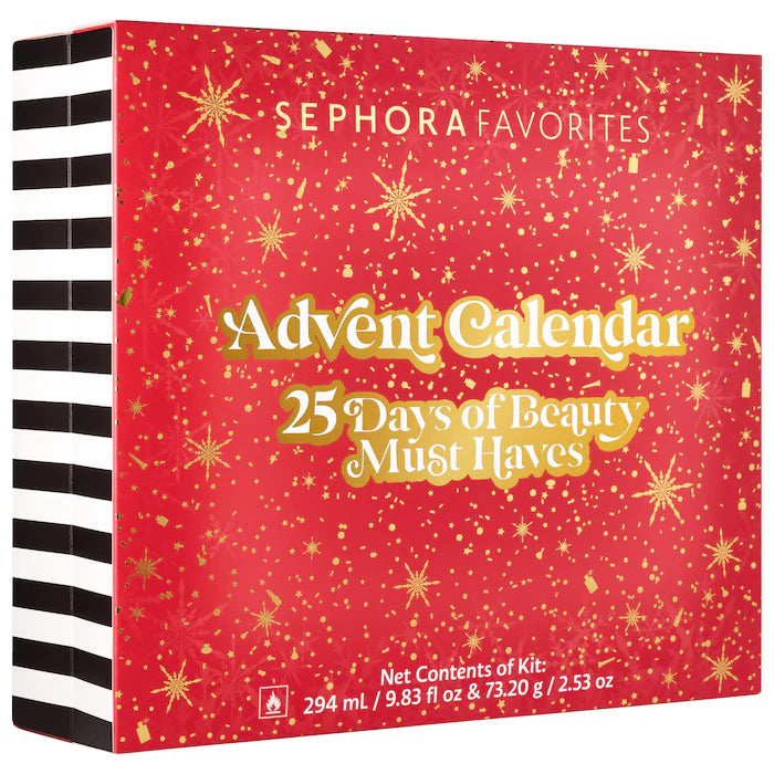 Sephora Favorites 
25 Days of Beauty Must Haves Advent Calendar