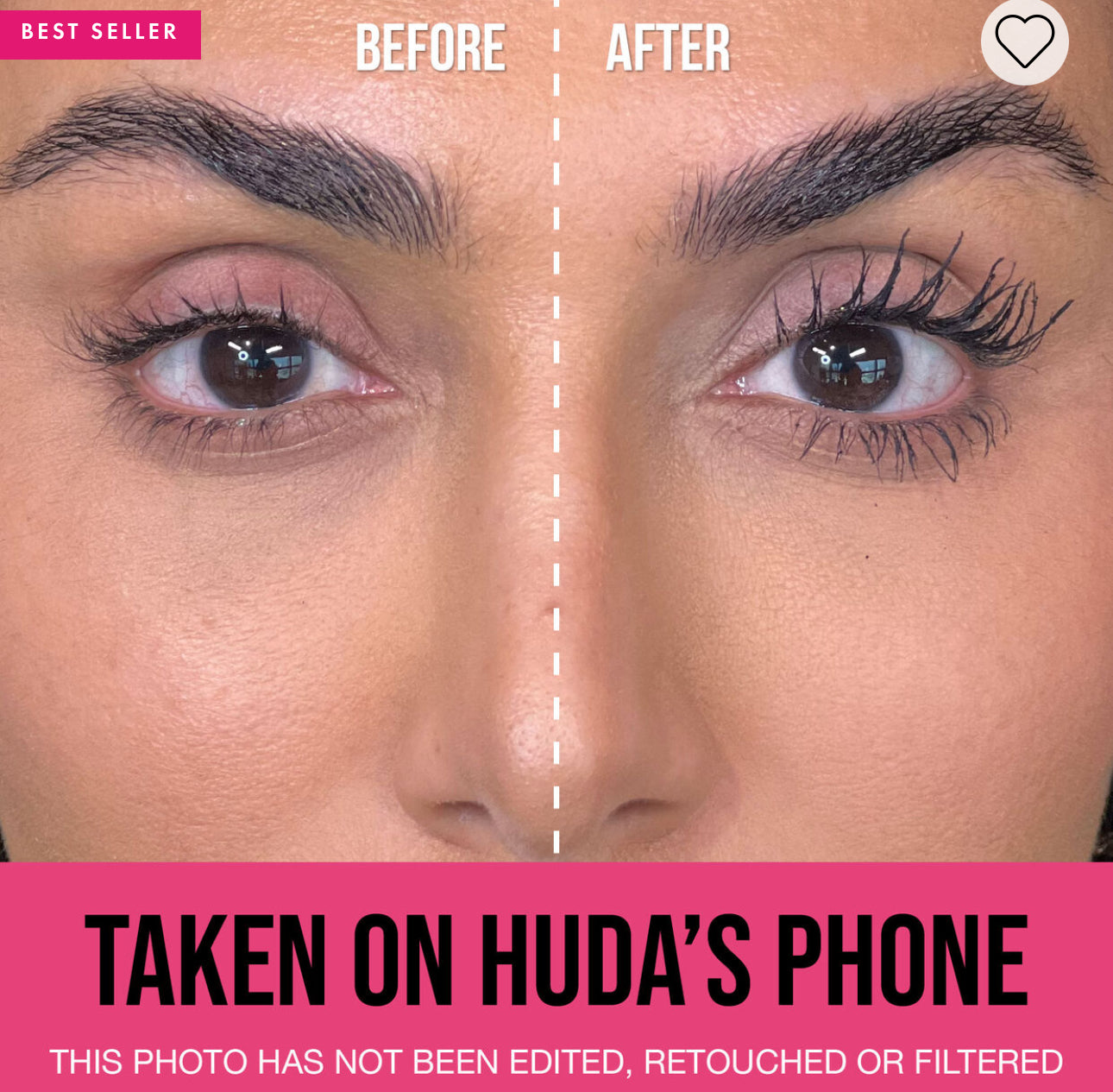 HUDA BEAUTY 1 COAT WOW! Extra Volumizing and Lifting Mascara