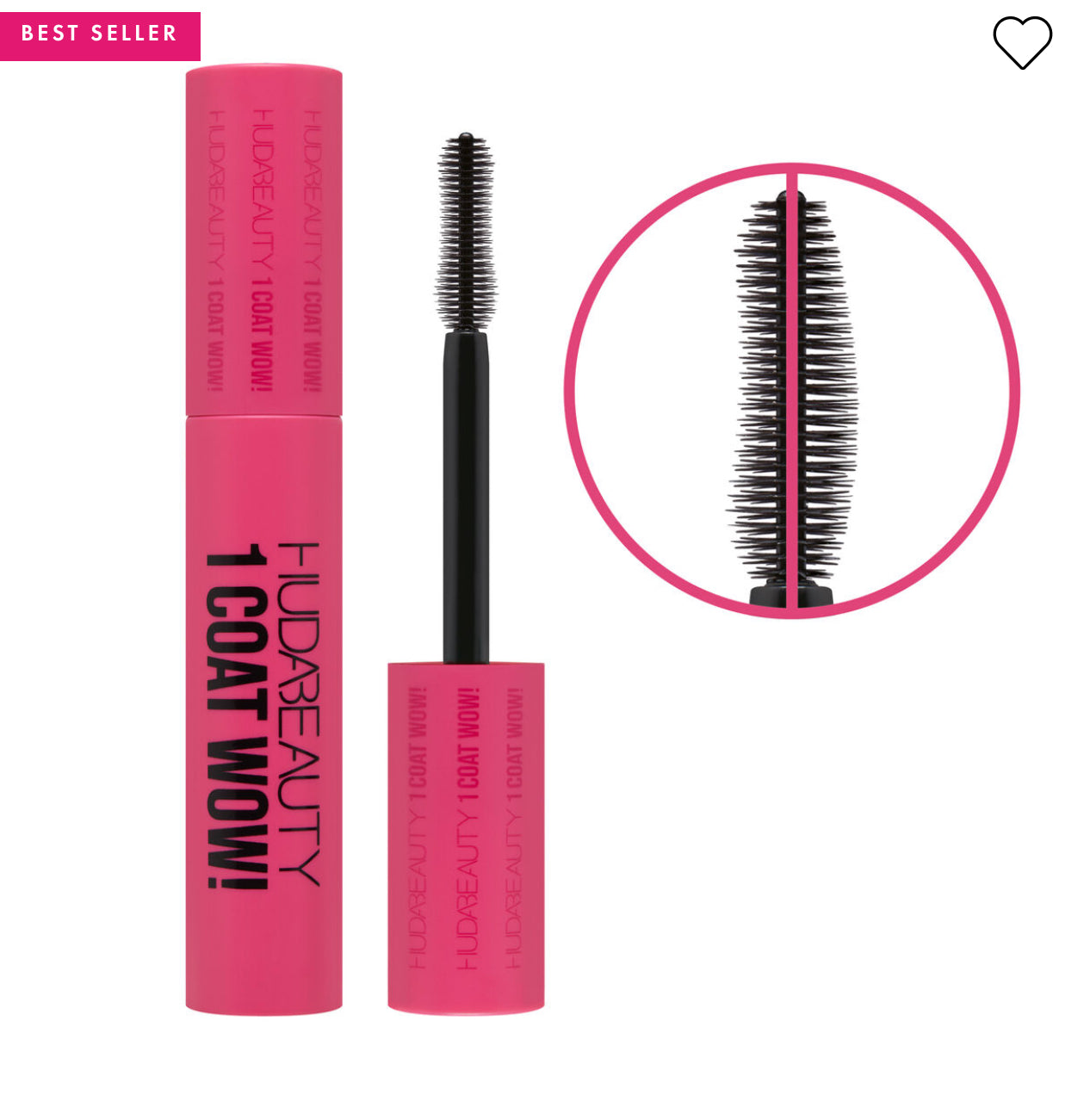 HUDA BEAUTY 1 COAT WOW! Extra Volumizing and Lifting Mascara