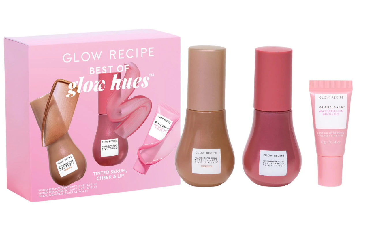 Glow Recipe 
Best of Glow Hues - Tinted Serum, Cheek & Lip Gift Set