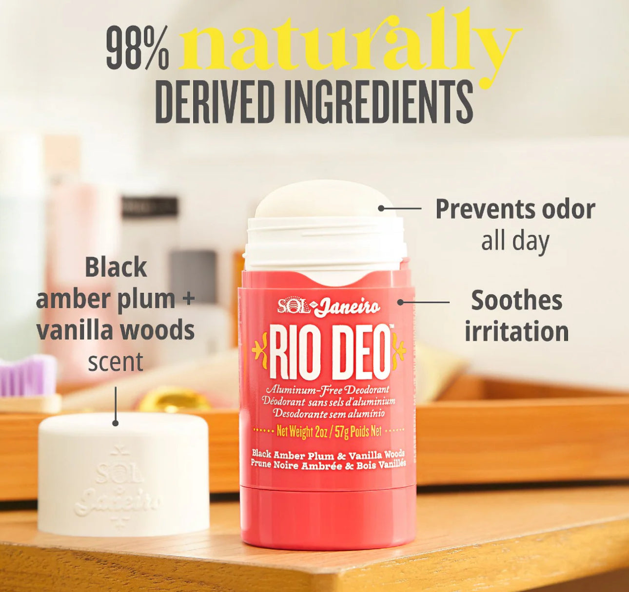 Sol de Janeiro 
Rio Deo Aluminum-Free Deodorant Cheirosa '40