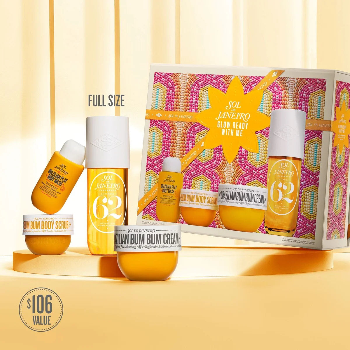 GLOW READY WITH ME BUM BUM BODY ROUTINE SET