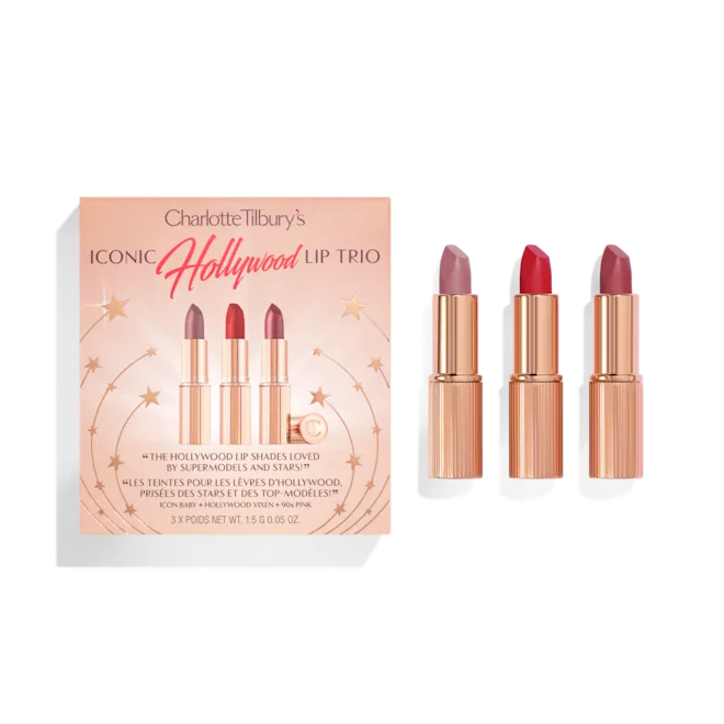 CHARLOTTE'S ICONIC HOLLYWOOD LIP TRIO LIMITED EDITION KIT